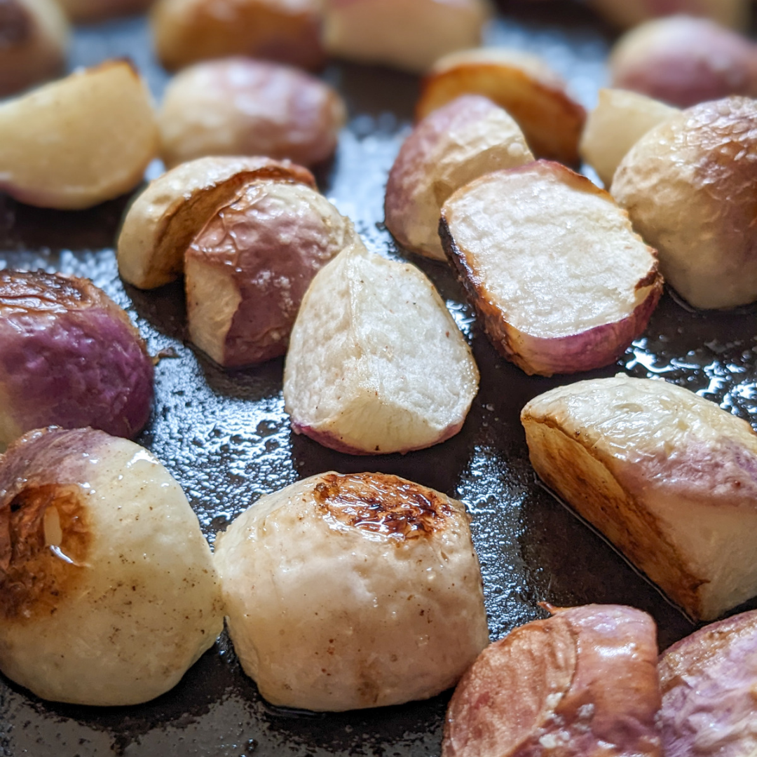 Simple Roasted Turnips Confluence Farms