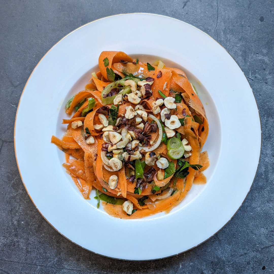 Carrot Ribbon Salad Recipe