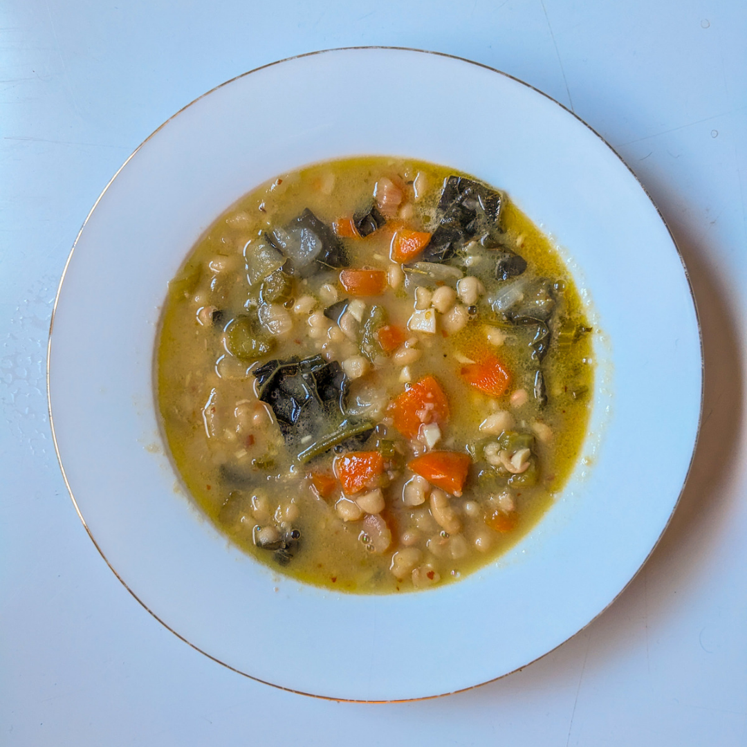 Tuscan White Bean and Parmesan Soup