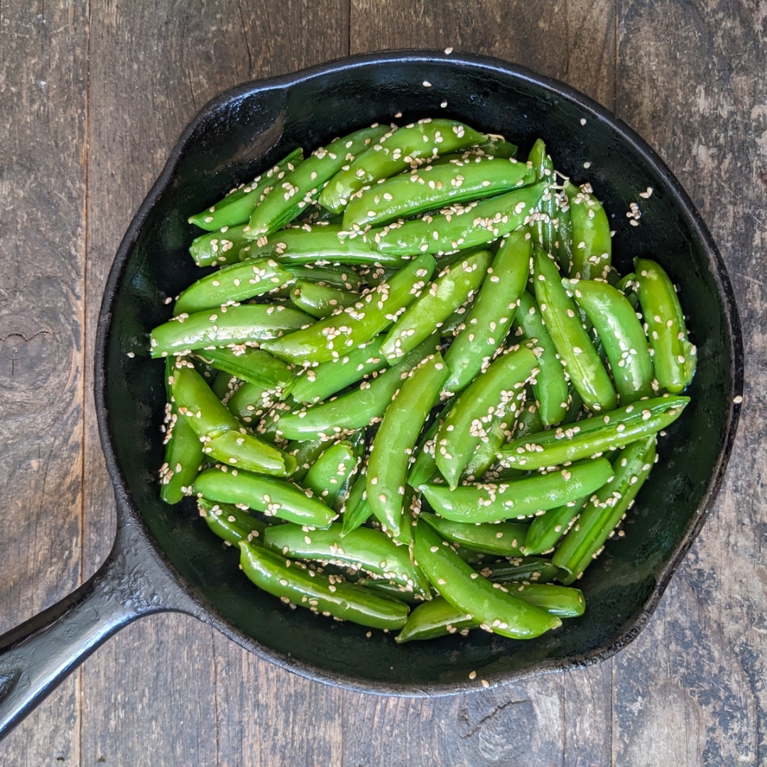 Sweet Sesame Snap Peas