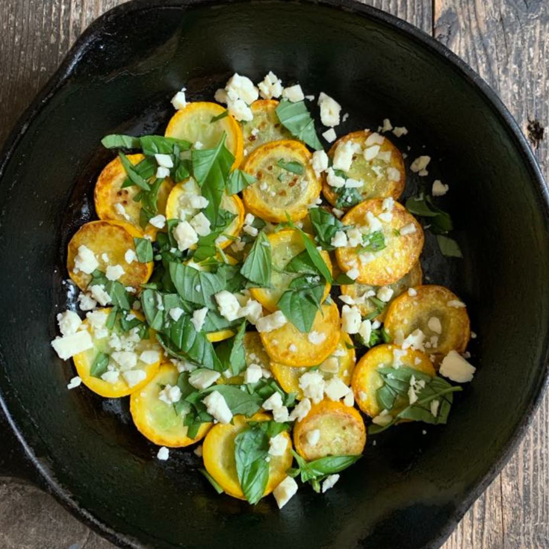 Butterstick Zucchini with Feta and Basil