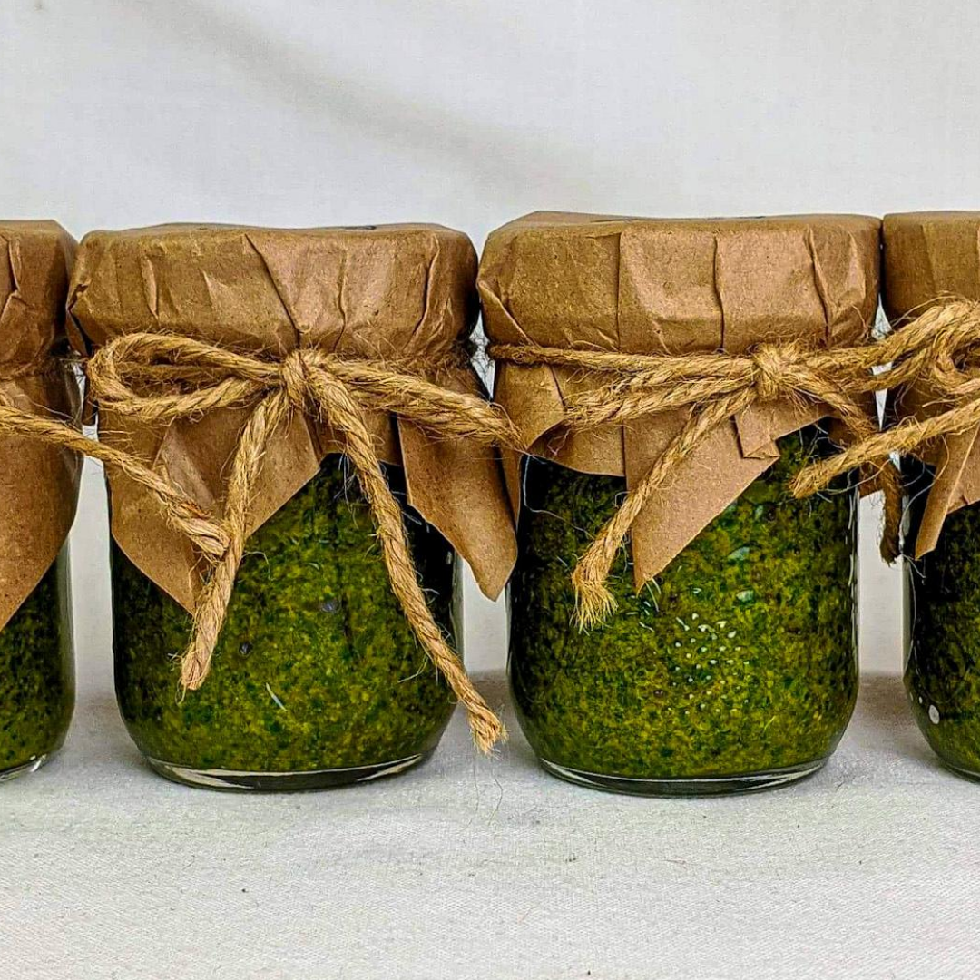 Roasted Garlic & Arugula Pesto Recipe