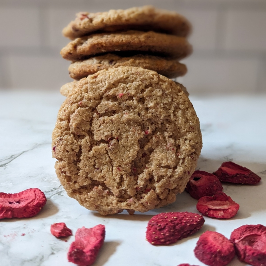 Strawberries and Cream Sugar Cookies