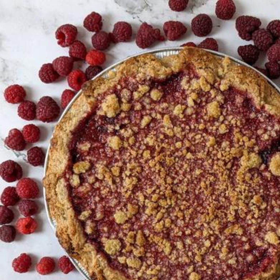 Raspberry Rhubarb Pie