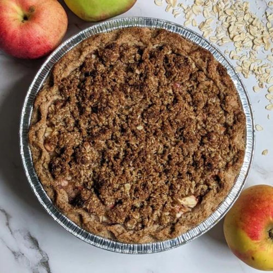 Apple Pie with Oat Crumble