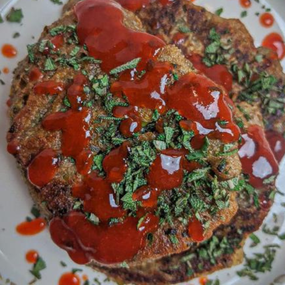 Sourdough Discard Green Onion Cakes