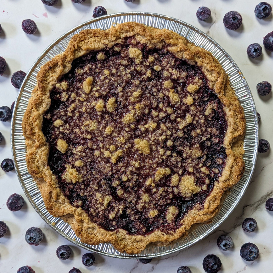 Bake-At-Home Blueberry Pie Instructions