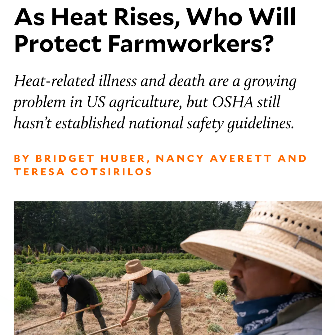 As heat rises, who will protect farm workers?