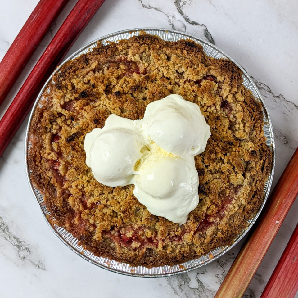 BAKE-AT-HOME OLD-FASHIONED RHUBABR PIE INSTRUCTIONS
