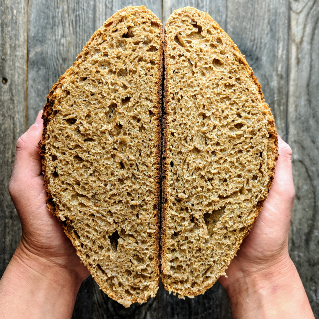 100% Whole Wheat Sourdough