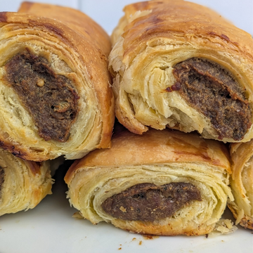 Bake-At-Home Grass-Fed Beef Sausage Rolls