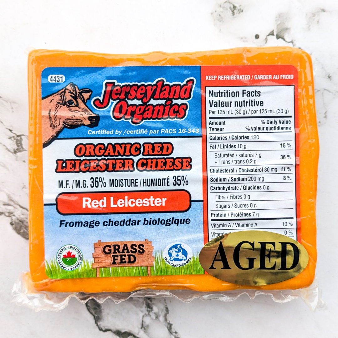 Grass-Fed Aged Red Leicester