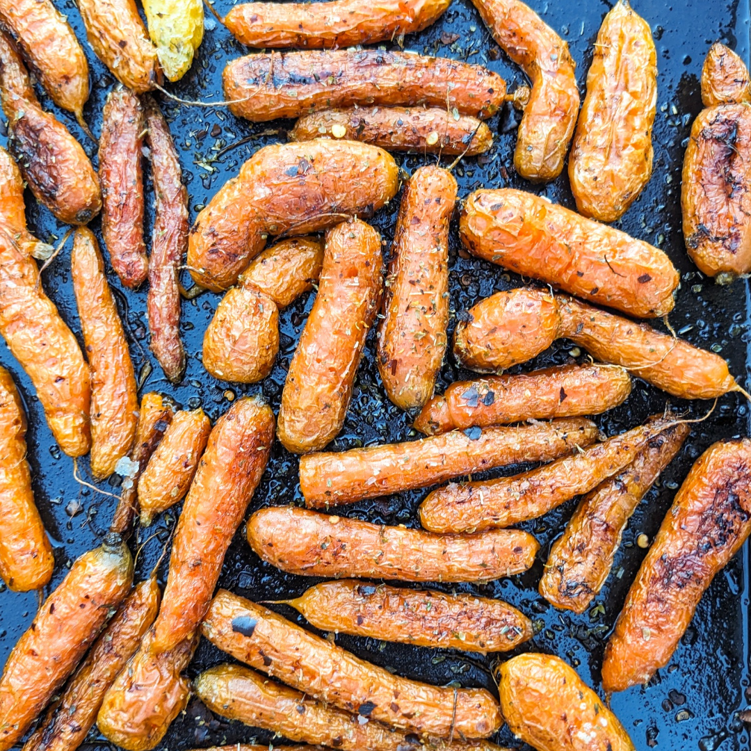 Rainbow Baby Roaster Carrots