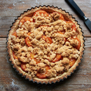 Bake-At-Home Organic Apricot Pie With Honey Almond Crumble Topping-1