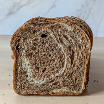 Sourdough Marble Rye Bread