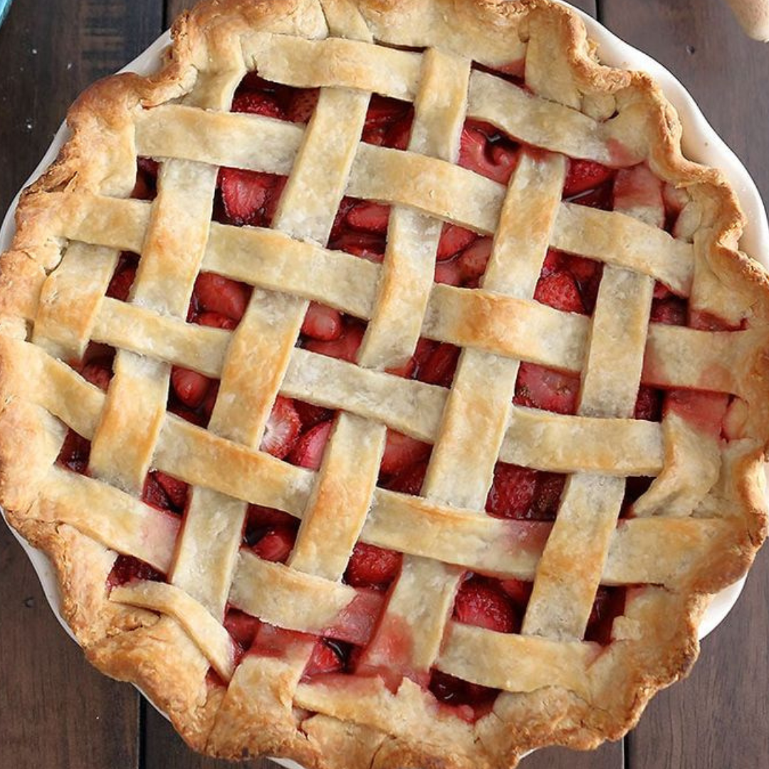Bake-At-Home Strawberry Rhubarb Pie