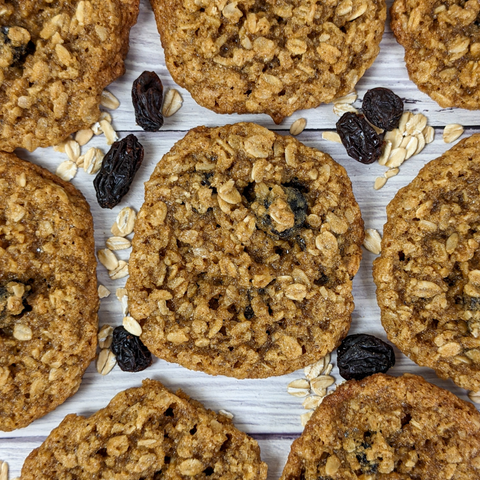 Bake-At-Home Chewy Oatmeal Raisin Cookies