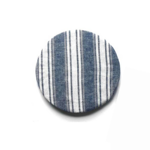 Buy blue Reusable Linen Jar Covers